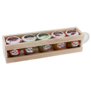 Pack 5 Patés Variados en Caja de Madera Conservas Chanquete